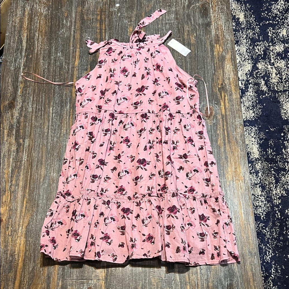 NWT Francesca's Collections Pink Floral Dress